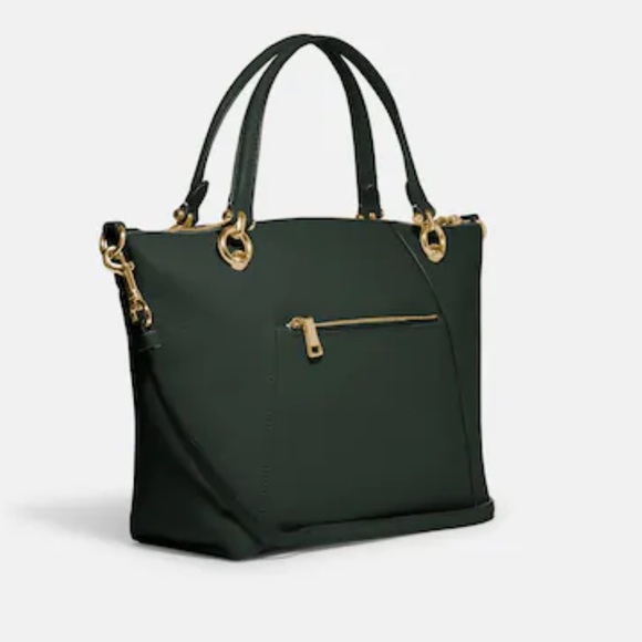 Coach Kacey Satchel Crossbody Bag Amazon Green - Picture 6 of 12